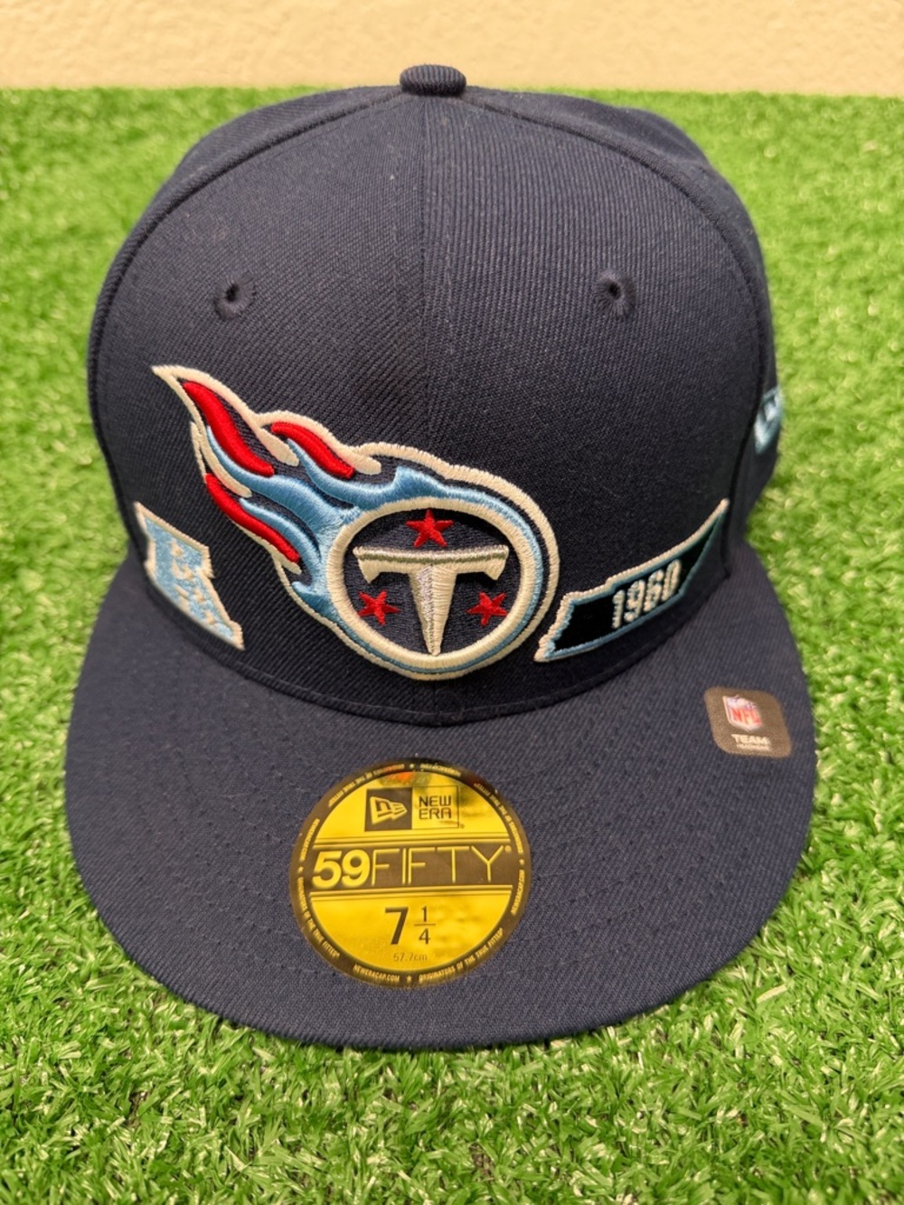 New Era 59FIFTY Tennessee Titans Flame Logo Fitted Hat 7 1/4